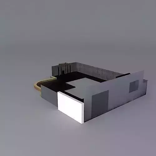 Contemporary rear garden design