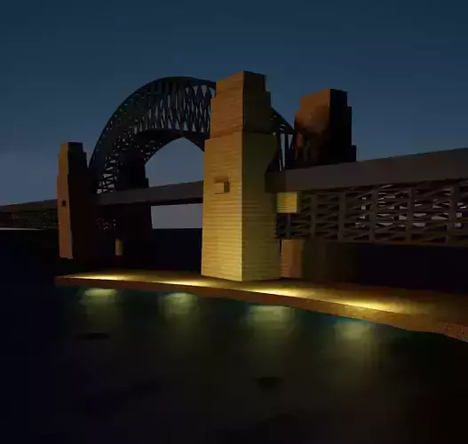 Sydney Harbour Bridge Model 3D model