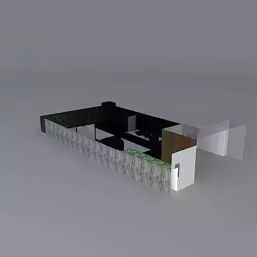 Low maintenance rear garden with deck 