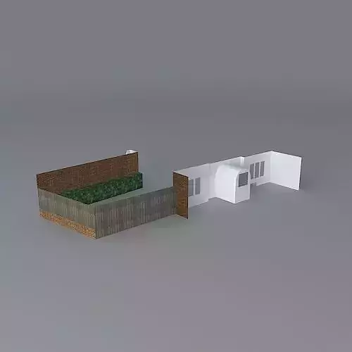 Front garden design providing additional car spaces 