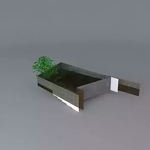 Sloping garden option with terraces