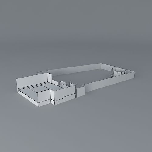 Garden design Free 3D model_3