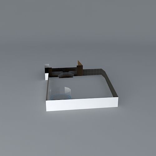 Garden design Free 3D model_2