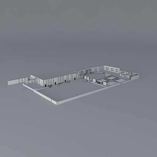 Country garden  Free 3D model_3