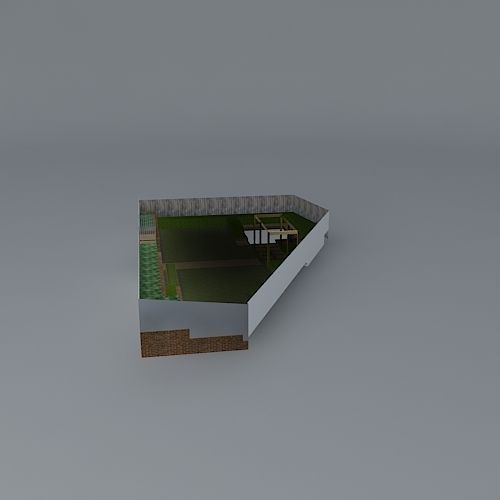 Garden design  Free 3D model_2