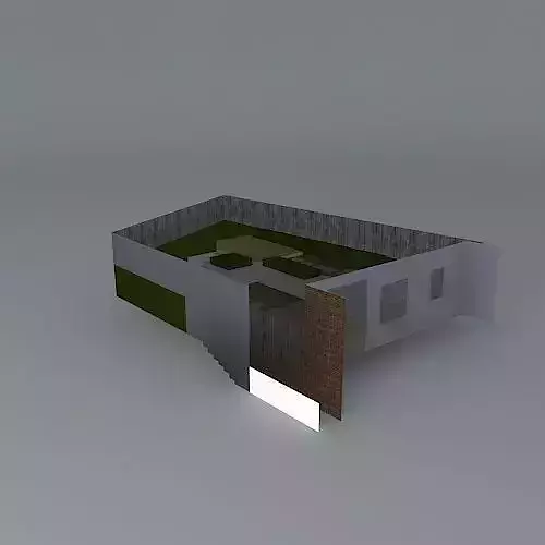 A contemporary garden design 