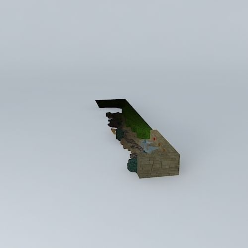 Water feature Free 3D model_2