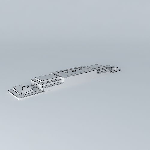 Water feature Free 3D model_3