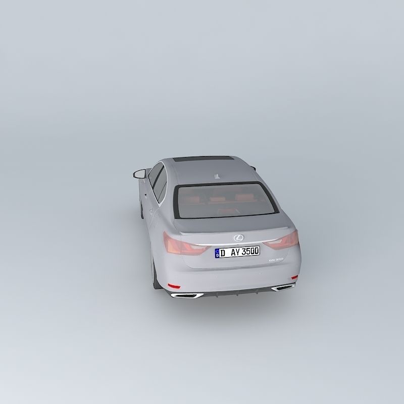 Lexus GS 350 F Sport L10 2013 Free 3D model_2