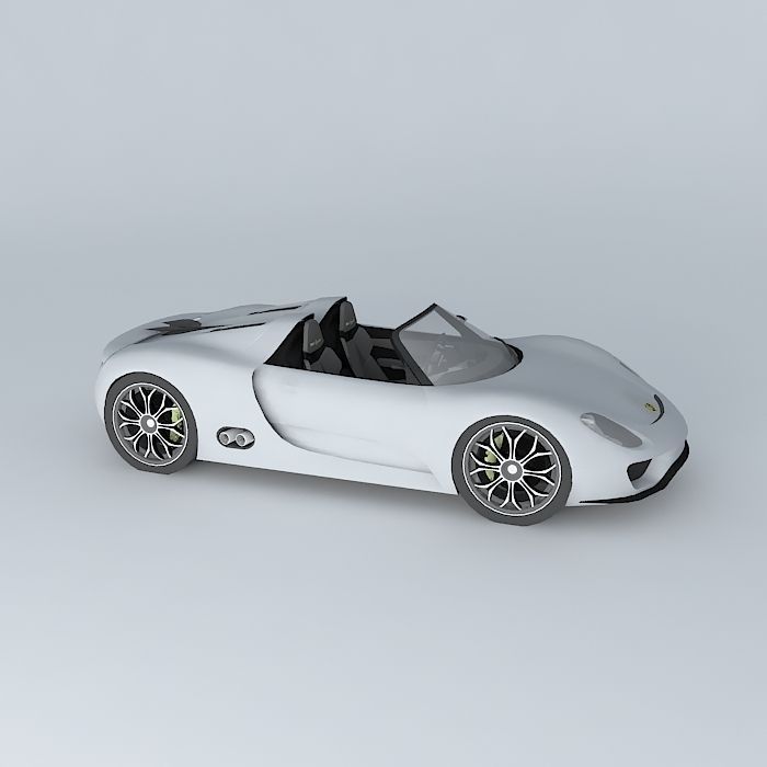 Porsche 918 Spyder Concept  2010 Free 3D model_1