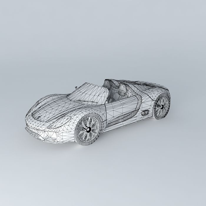 Porsche 918 Spyder Concept  2010 Free 3D model_3