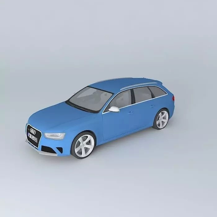 Audi RS4 Avant B8 Typ 8K 2013 Free 3D model