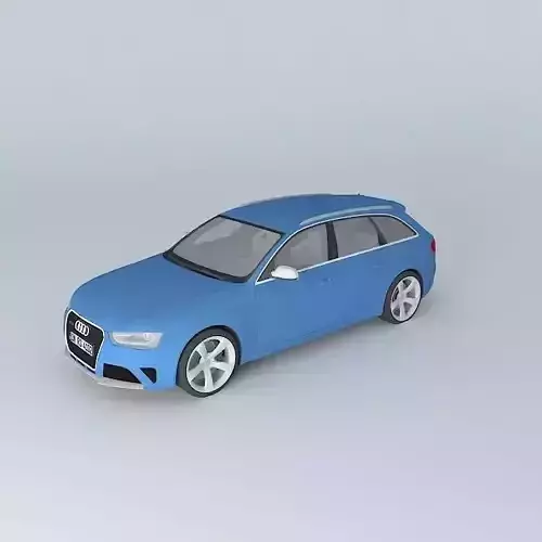 Audi RS4 Avant B8 Typ 8K 2013 Free 3D model