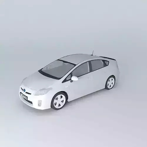 Toyota Prius XW30 2010 Free 3D model