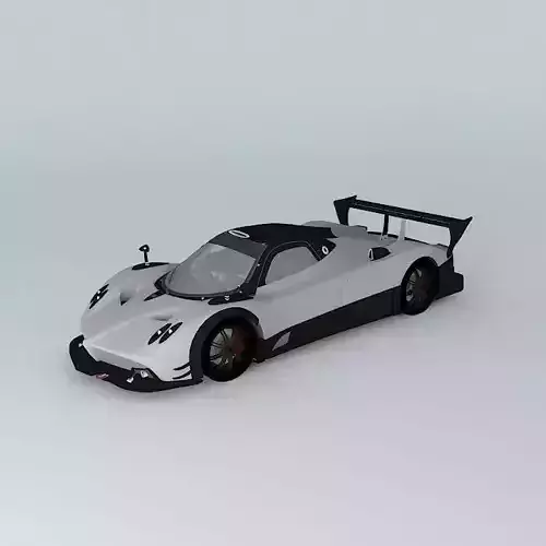 Pagani Zonda R 2009 Free 3D model