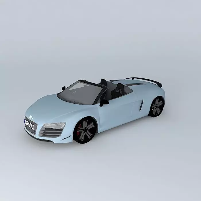 Audi R8 GT Spyder Typ 42 2012 Free 3D model_0