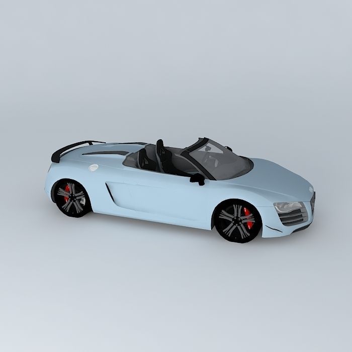 Audi R8 GT Spyder Typ 42 2012 Free 3D model_1