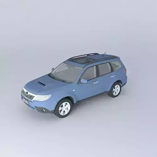 Subaru Forester 2.5 XT SH 2008 Free 3D model
