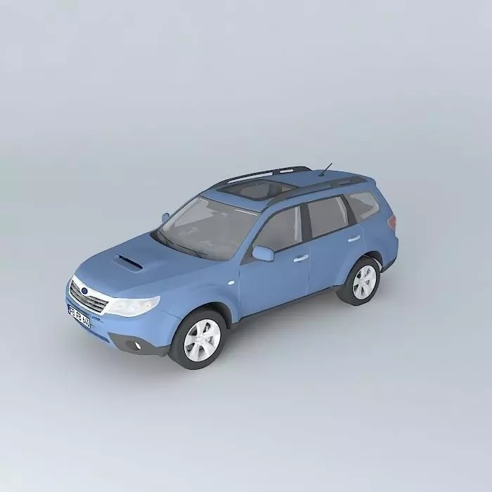 Subaru Forester 2.5 XT SH 2008 Free 3D model_0