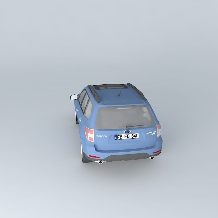 Subaru Forester 2.5 XT SH 2008 Free 3D model_2