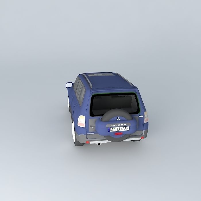 Mitsubishi Pajero 3.8 V6 Free 3D model_2