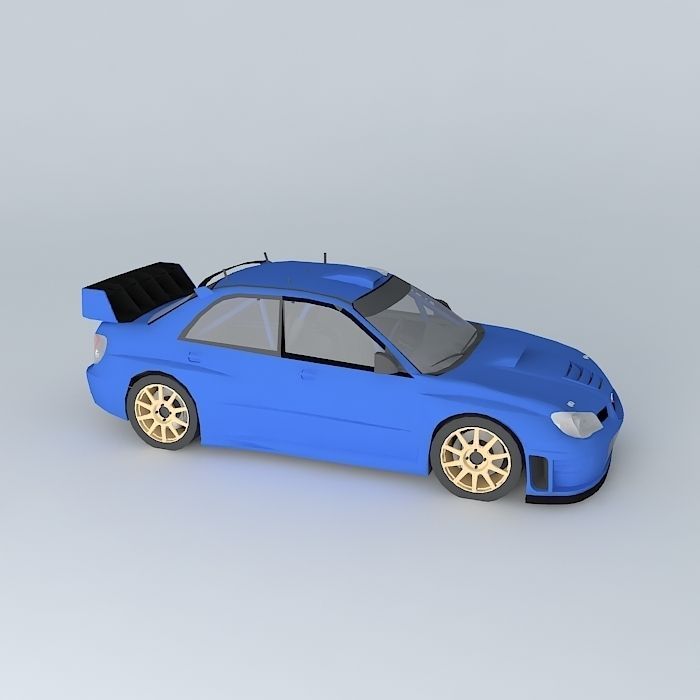 Subaru Impreza GD WRC 2006 Free 3D model_1