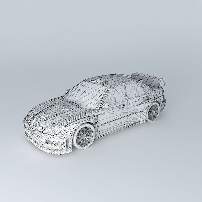 Subaru Impreza GD WRC 2006 Free 3D model_3