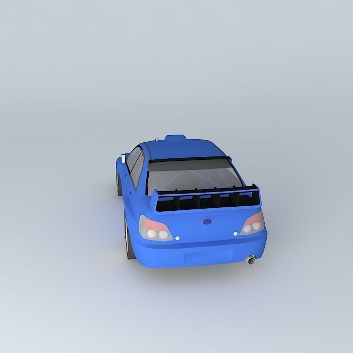 Subaru Impreza GD WRC 2006 Free 3D model_2