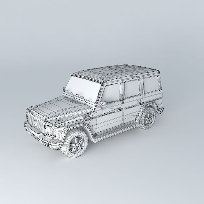 Mercedes-Benz G500 Helendwagen Free 3D model_3