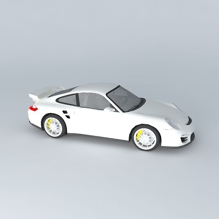 Porsche 911 GT2 Type 997 2009 Free 3D model_1
