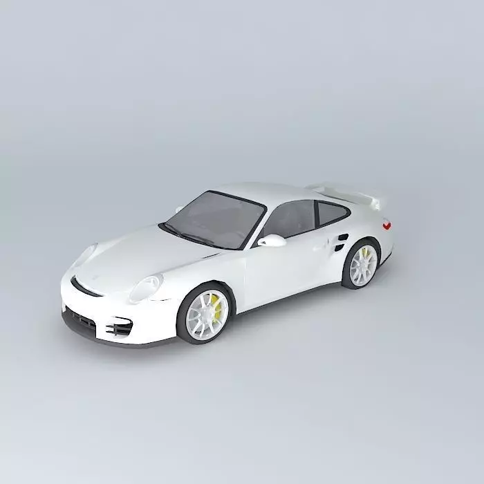 Porsche 911 GT2 Type 997 2009 Free 3D model_0