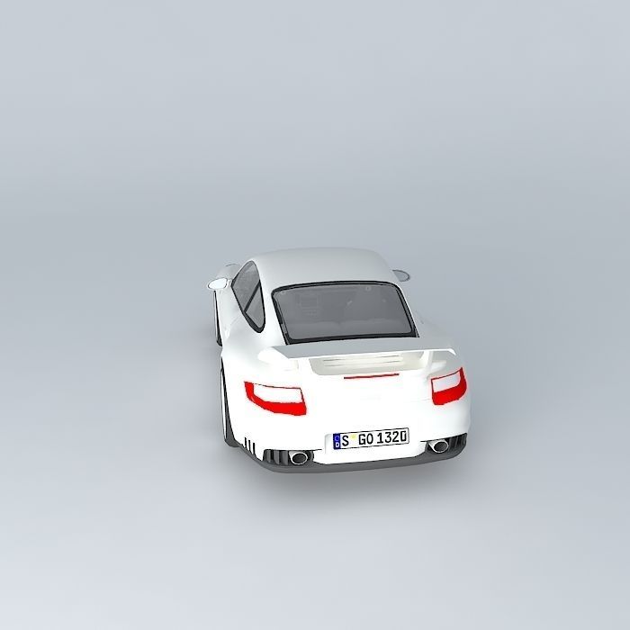 Porsche 911 GT2 Type 997 2009 Free 3D model_2