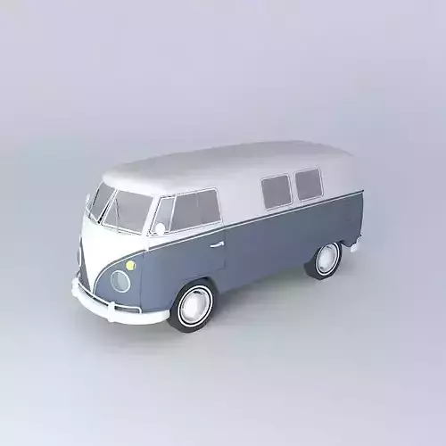 Volkswagen Type 2 Kombi T1 1967 Free 3D model