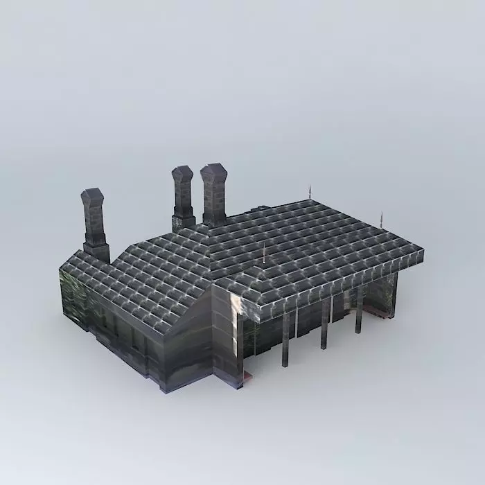 Alton Railway Station, Staffordshire Free 3D model