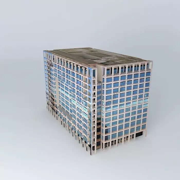 20 Bank Street, London Free 3D model