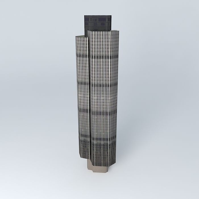 Tower 42, London Free 3D model_1