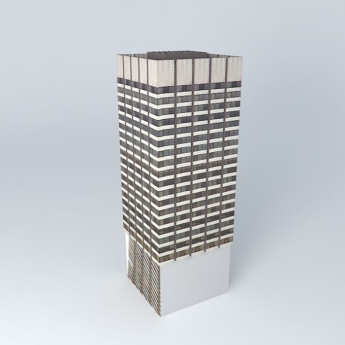 Kent House (ITV HQ), London Free 3D model_2