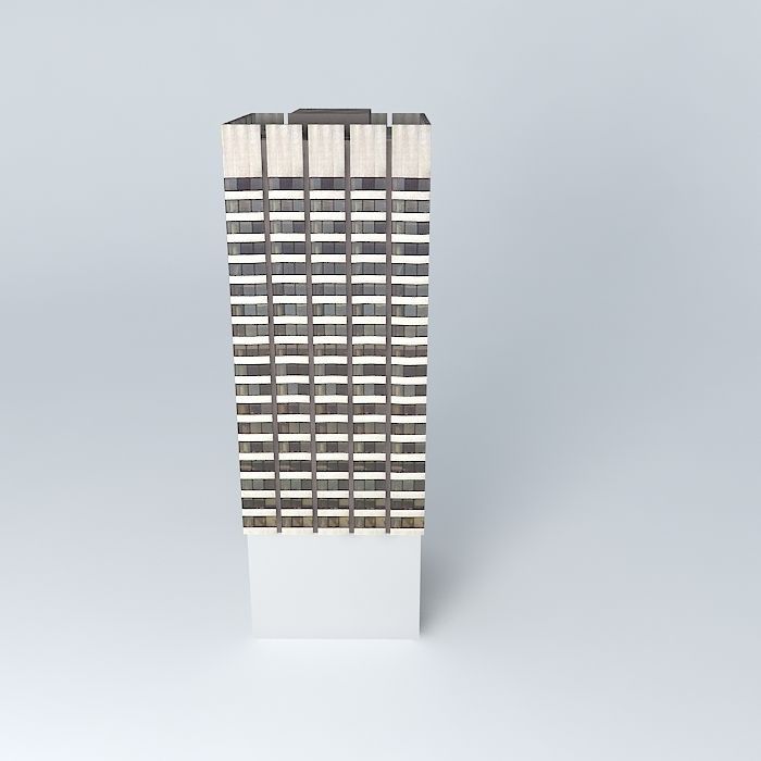 Kent House (ITV HQ), London Free 3D model_1
