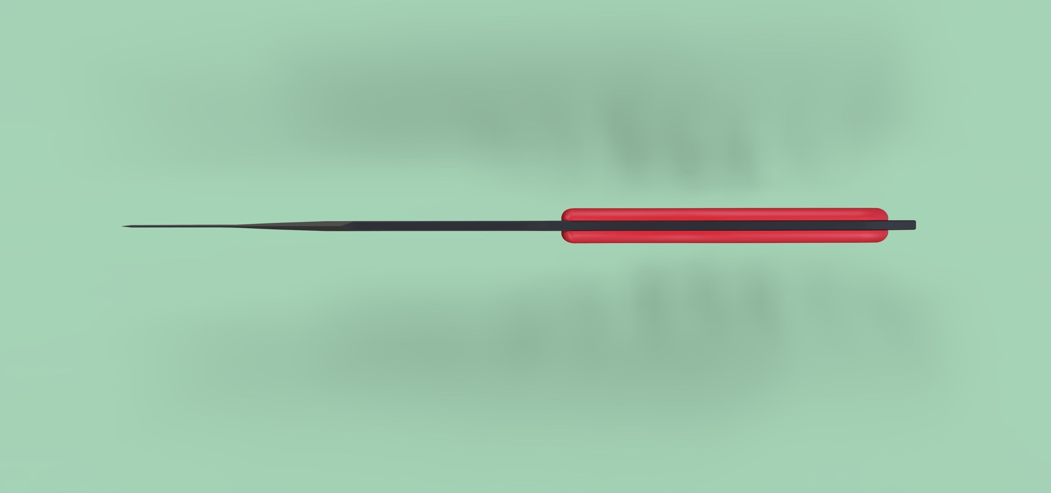 Dagger knife 3D model_7