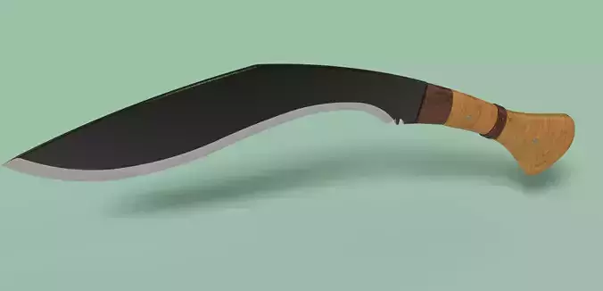 Kukri knife 3D model