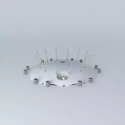 The O2 (Millennium Dome), London Free 3D model