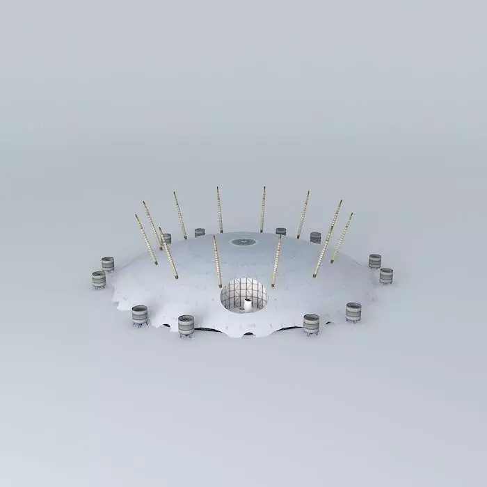 The O2 (Millennium Dome), London Free 3D model