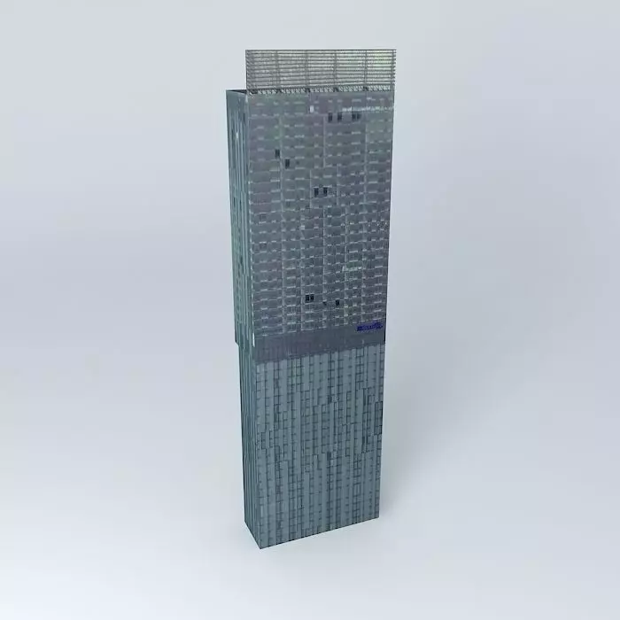 Beetham Tower, Manchester, UK Free 3D model_0
