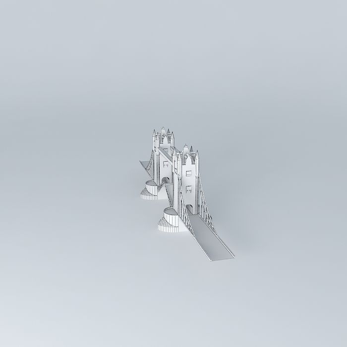 Tower Bridge, London Free 3D model_3
