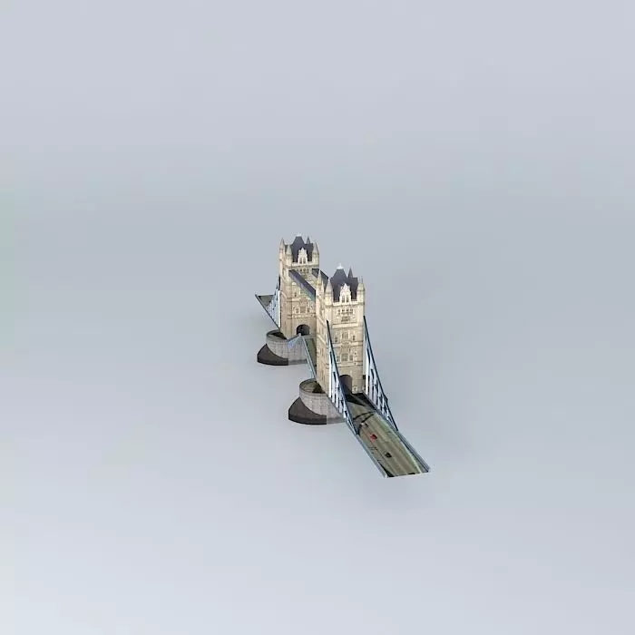 Tower Bridge, London Free 3D model_0