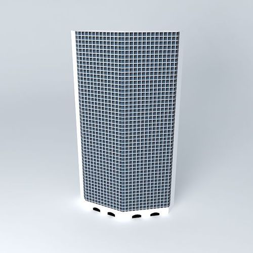 Birmingham, Alpha Tower free 3D Model .max .obj .3ds .fbx ...