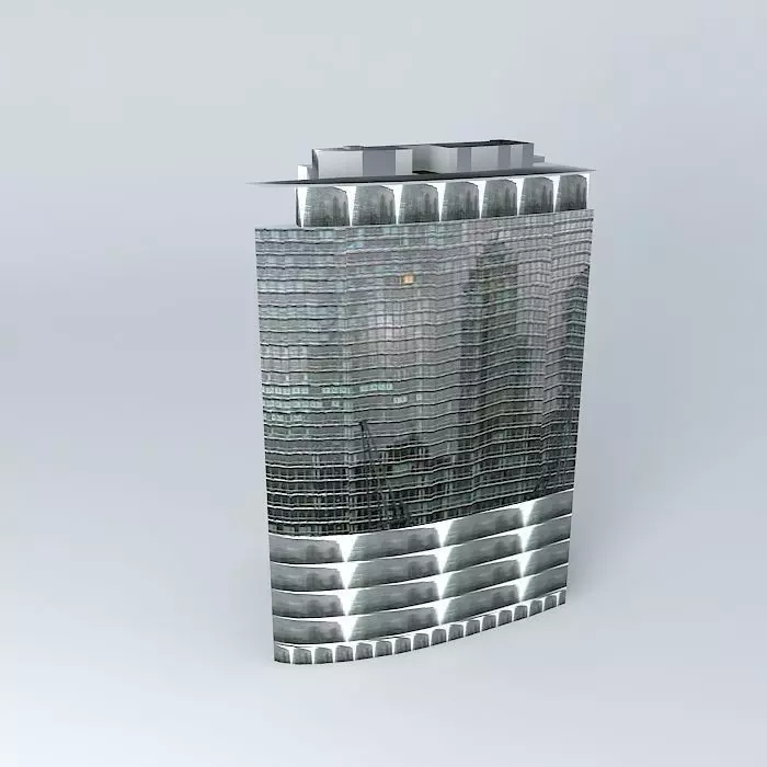 1 West India Quay, London Free 3D model_0