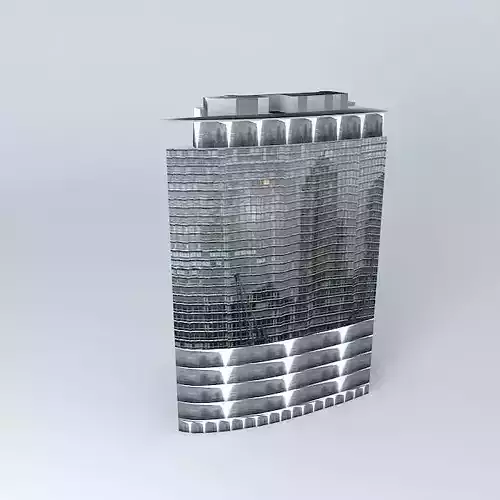 1 West India Quay, London Free 3D model