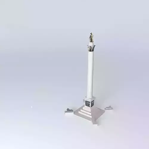 Nelson's Column, London Free 3D model