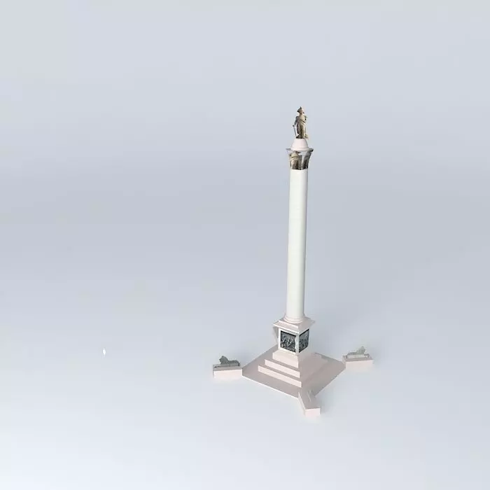 Nelson's Column, London Free 3D model